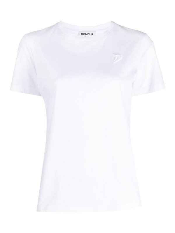 DONDUP: T-shirts - T-Shirt - Weiß