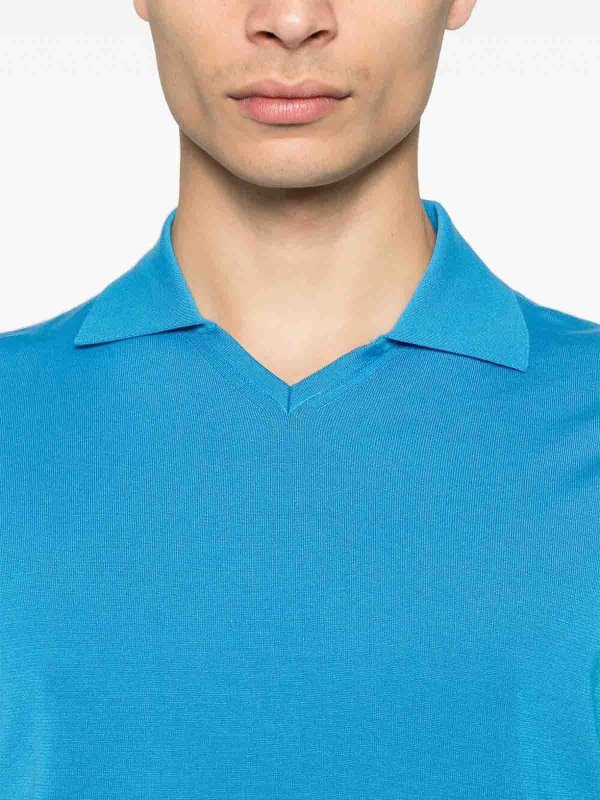 The Best Shops DRUMOHR: Polos  - Polo - Bleu Clair
