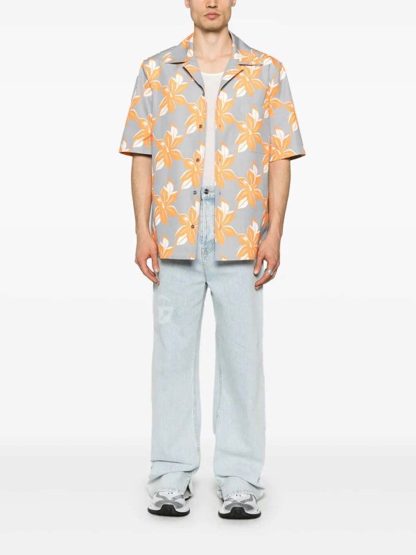 GUCCI: shirts online - `Twist Fl On Pop` Print Shirt