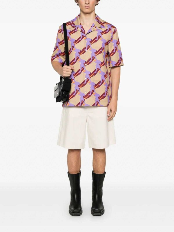 GUCCI: shirts online - `Twisted Surf On Pop` Print Shirt