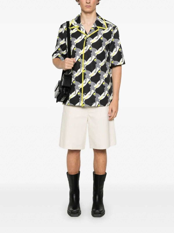 GUCCI: shirts online - `Twisted Surf On Pop` Print Shirt