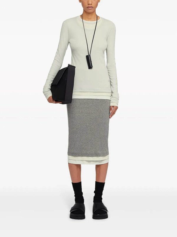 JIL SANDER: Camisetas online - Camiseta - Blanco