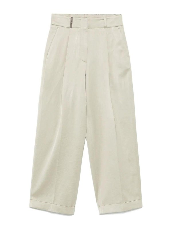 PESERICO: カジュアルトラウザー - カジュアルパンツ - ライトブルー