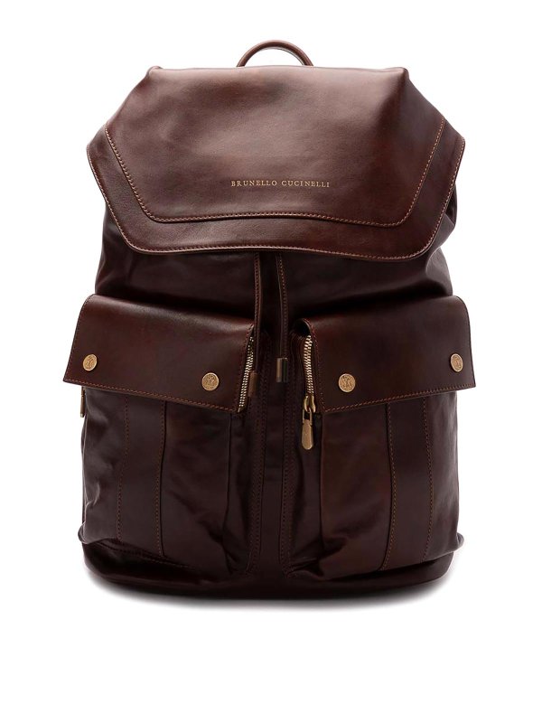 BRUNELLO CUCINELLI: バックパック - バックパック - 赤