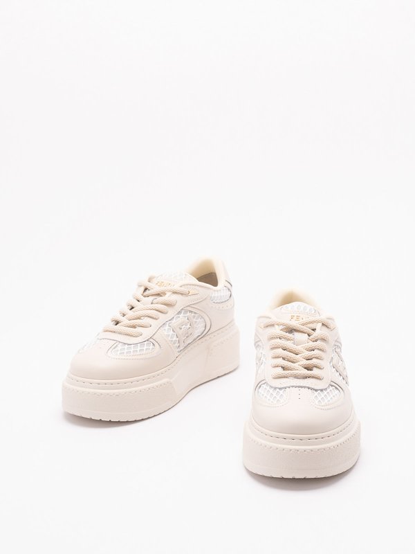 FENDI: trainers online - `Match Mix` Logo Sneakers