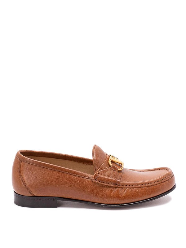 VALENTINO GARAVANI: Mocassins & Chaussures bateau - Mocassins - Marron