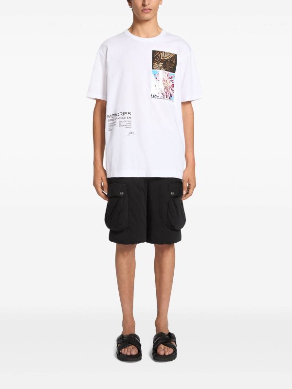 T-Shirt - Weiß shop online: DRIES VAN NOTEN