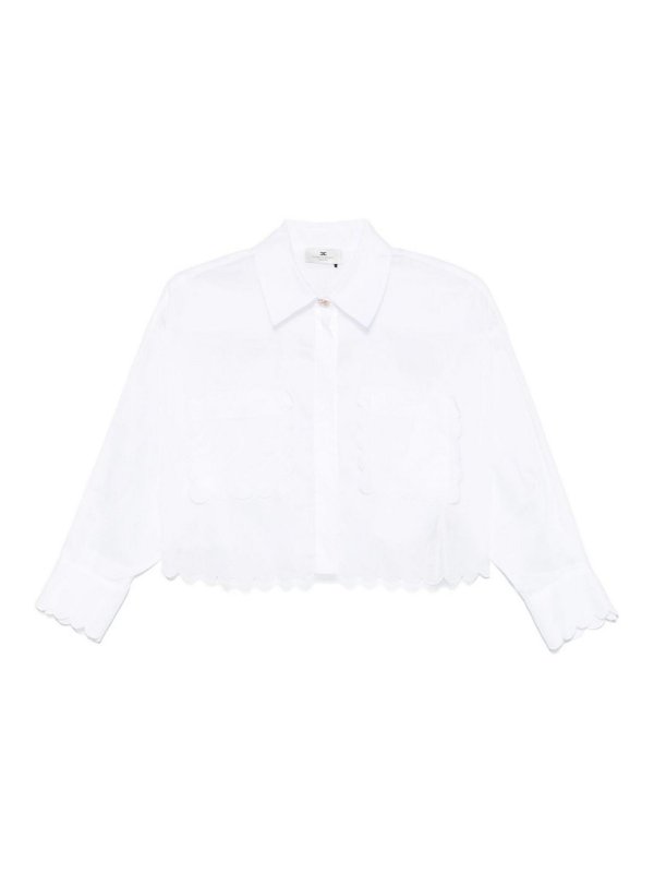 ELISABETTA FRANCHI: Hemden - Hemd - Weiß