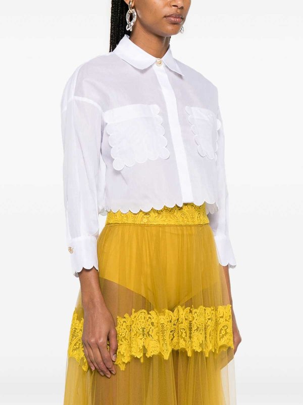 Hemd - Weiß shop online: ELISABETTA FRANCHI