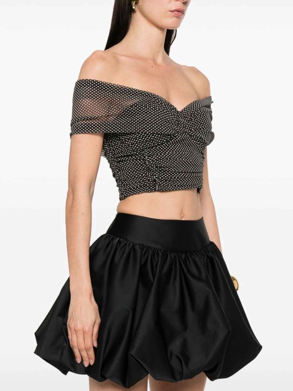 The Best Shops ELISABETTA FRANCHI: トップス＆タンクトップ - トップ/タンクトップ - 黒