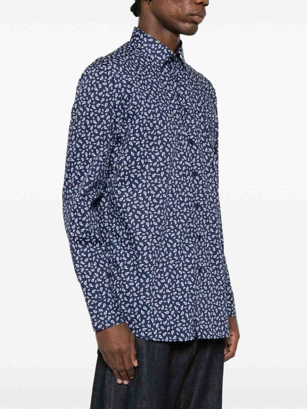 ETRO: shirts online - Paisley Print Shirt