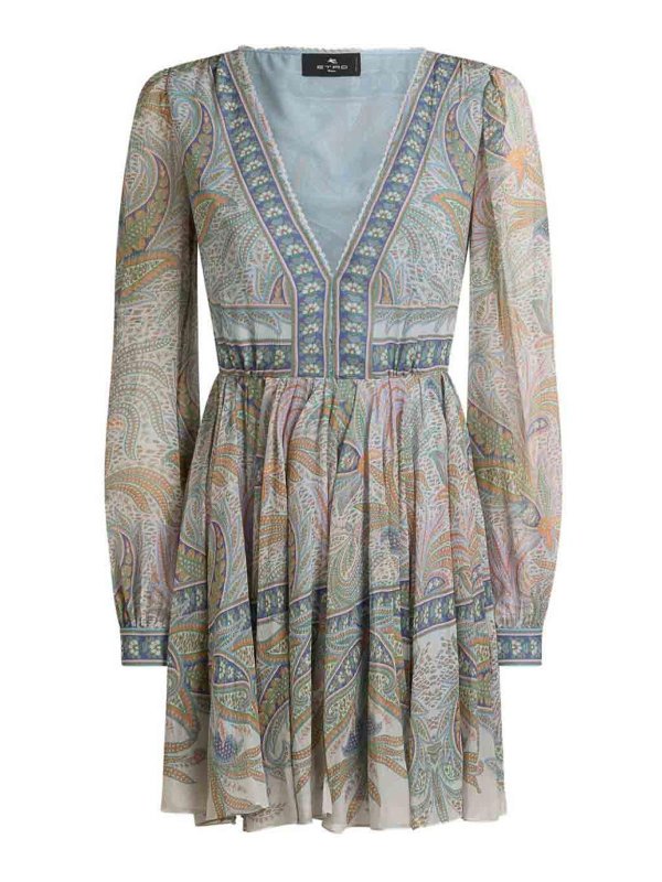 ETRO: Vestidos cortos - Vestido Corto - Gris