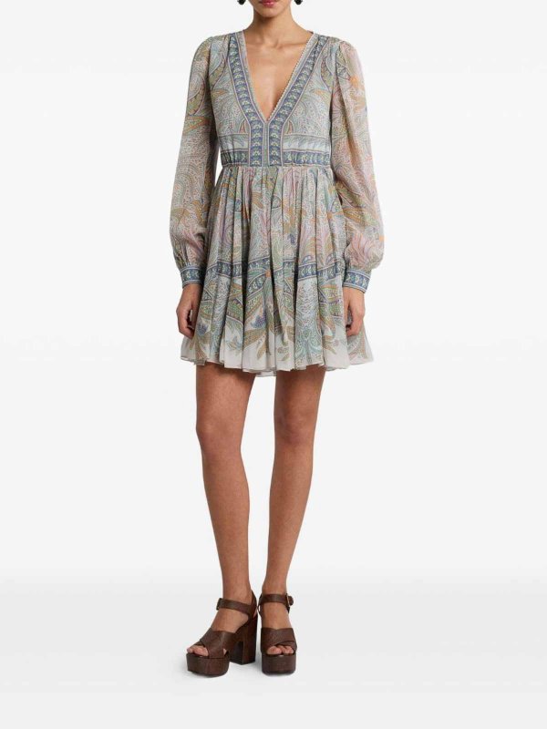 Vestido Corto - Gris shop online: ETRO