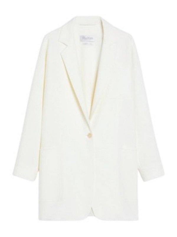 Max Mara: Casualjacken - Casualjacke - Weiß