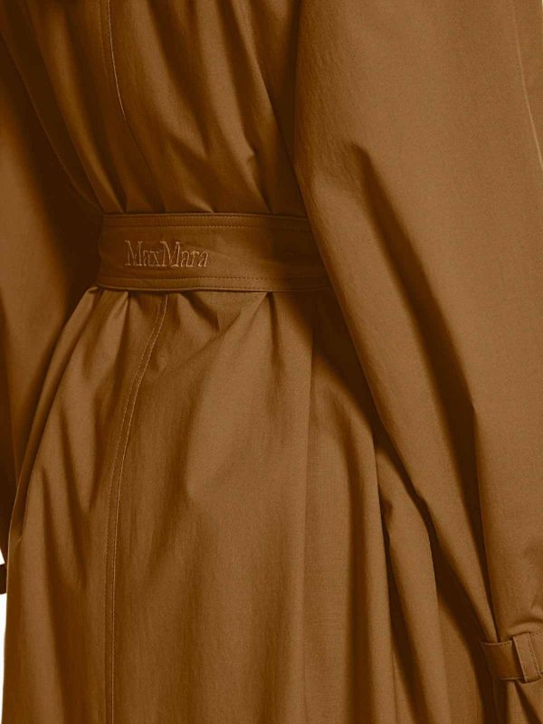 Epoche Trench Coat In Drop-Proof Cotton shop online: Max Mara