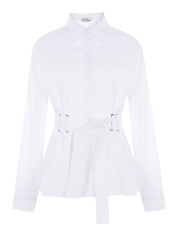 Max Mara: シャツ - シャツ - 白