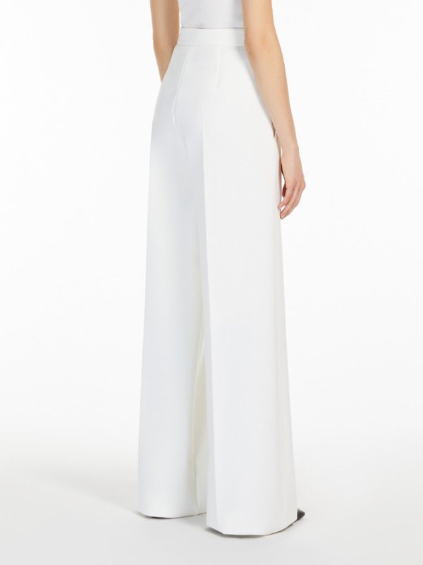 Wide Trousers In Wool Canvas shop online: Max Mara