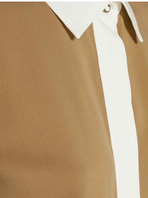 Shirt In Colorblock Silk shop online: Max Mara