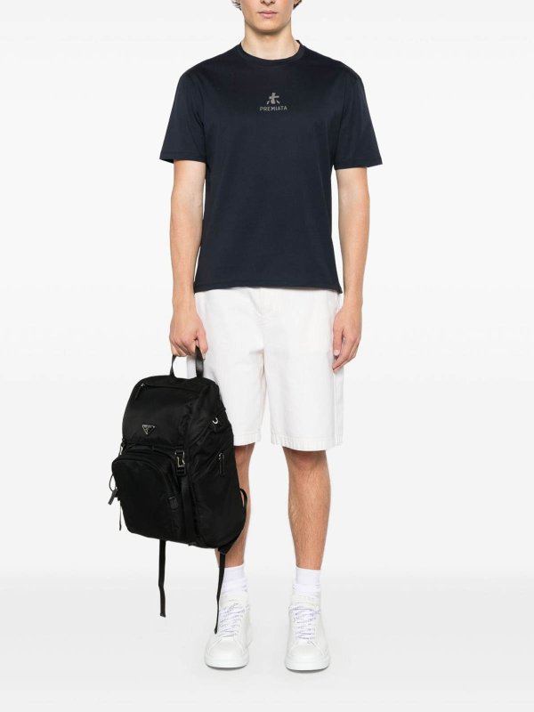 PREMIATA: t-shirt online - T-shirt di cotone con logo