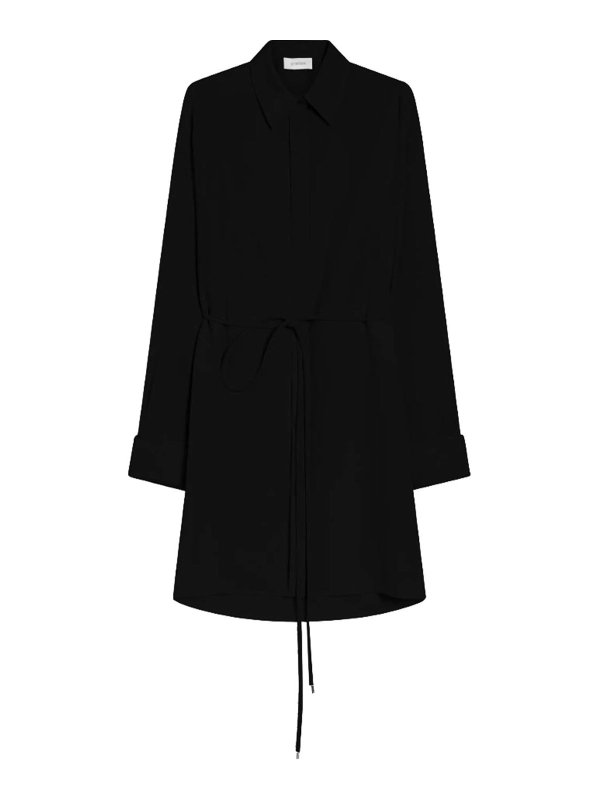 SPORTMAX: ニーレングスドレス - 膝丈ドレス - 黒