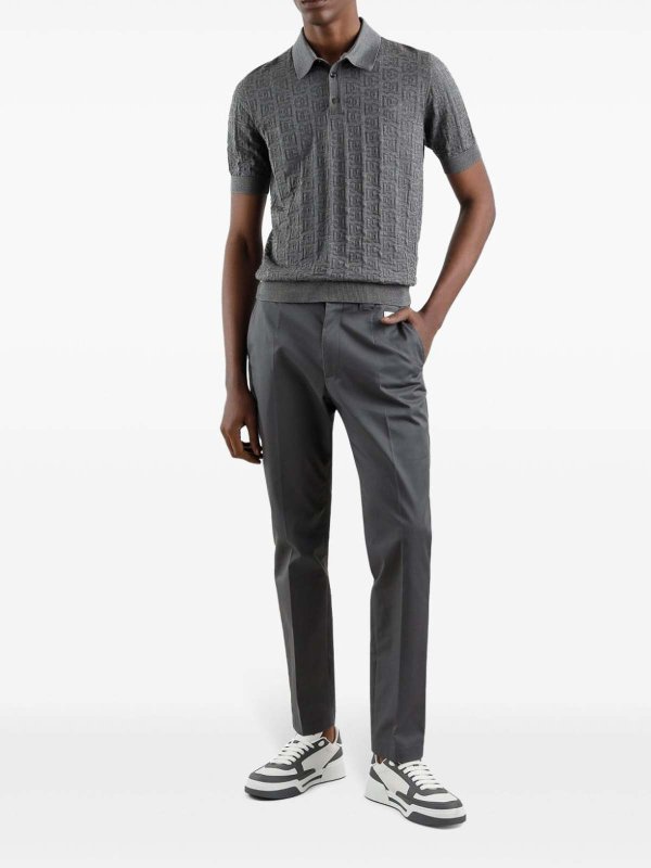 The Best Shops DOLCE & GABBANA: Poloshirts - Poloshirt - Grau