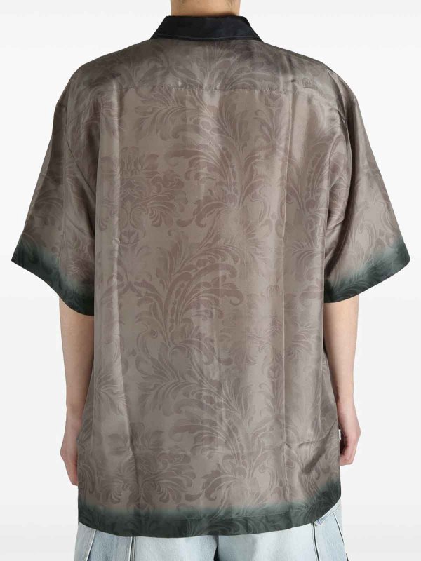 The Best Shops DRIES VAN NOTEN: shirts - Silk Shirt With Shaded Effect