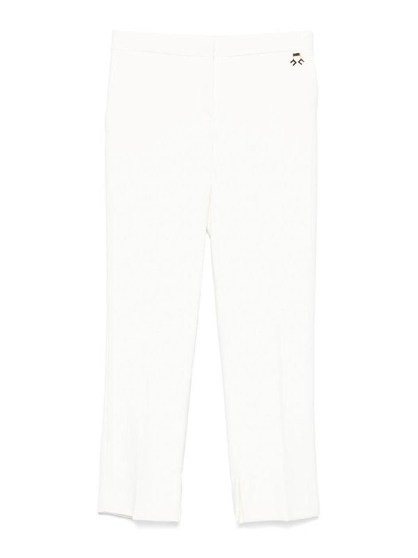 ELISABETTA FRANCHI: Pantalons casual - Short - Blanc