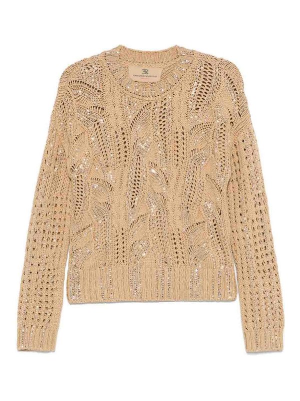 ERMANNO SCERVINO: crew necks - Crystal Sweater