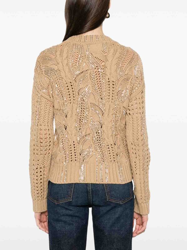 The Best Shops ERMANNO SCERVINO: crew necks - Crystal Sweater