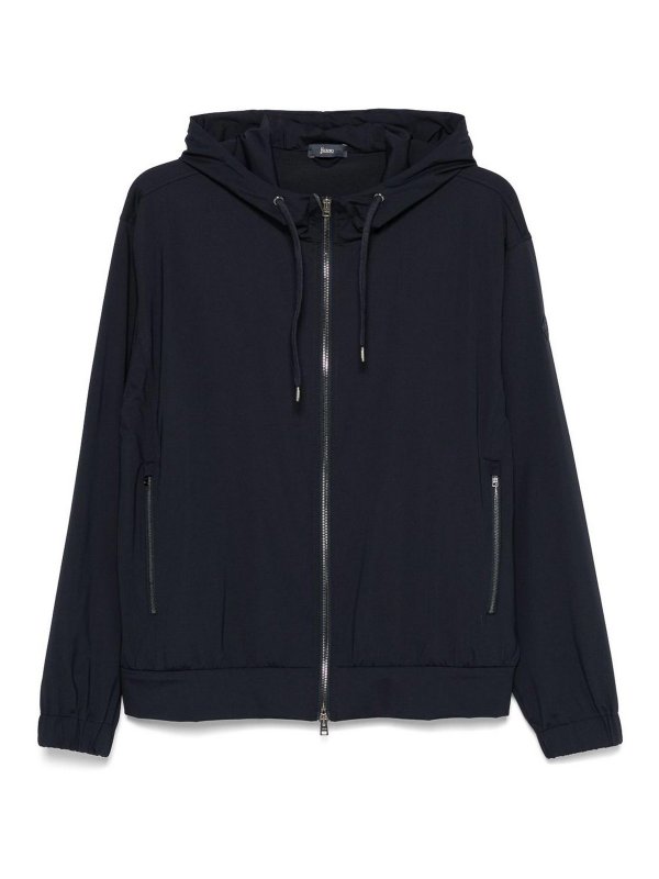 HERNO: Sweatshirts & Pulls - Sweat-Shirts - Bleu