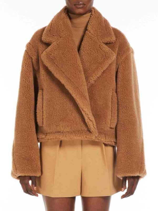 The Best Shops Max Mara: Abrigos de borreguito y piel  - Abrigo De Piel - Camel