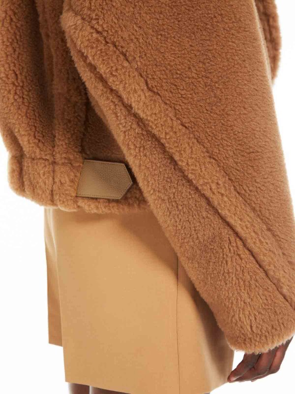 The Best Shops Max Mara: Abrigo De Piel - Camel