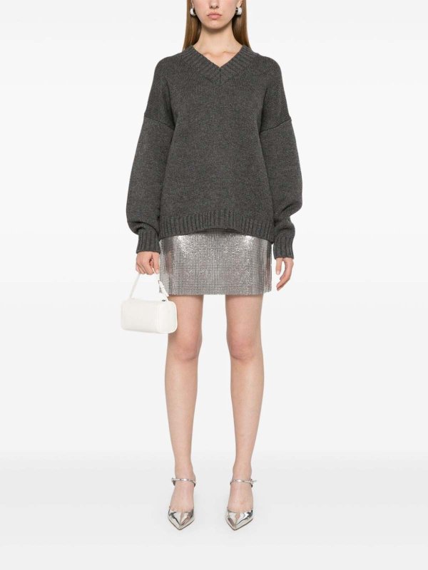 RABANNE: Mini jupes online - Mini Jupe - Argent