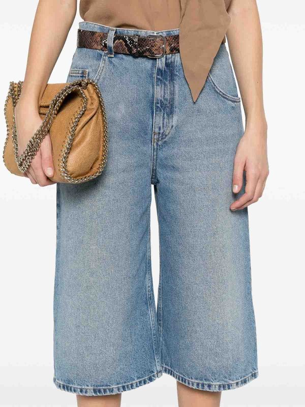 Stella Mccartney ショートパンツ - ミディアムウォッシュ