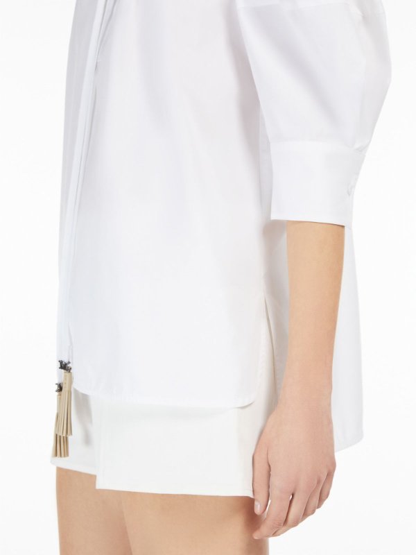 Max Mara buy online Cotton Shirt With Balloon Sleeves