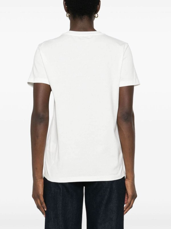 Max Mara: T-shirts online - T-Shirt - Weiß