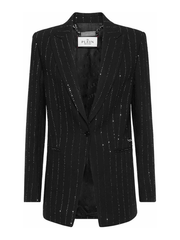 PHILIPP PLEIN: Vestes de costume - Blazer - Noir