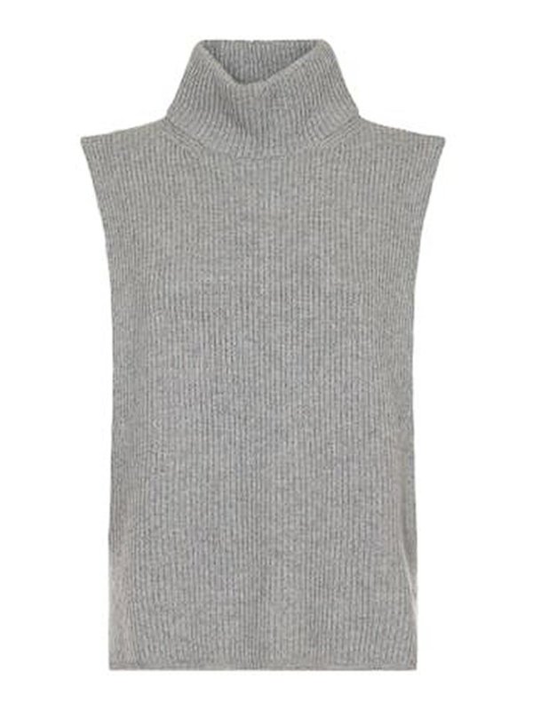 MAX MARA STUDIO: waistcoats & gilets - Gilet In Ribbed Knit