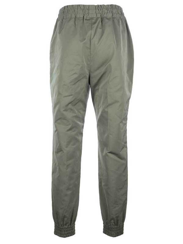 ERMANNO SCERVINO: tracksuit bottoms online - Olive Green  Jogger Trousers