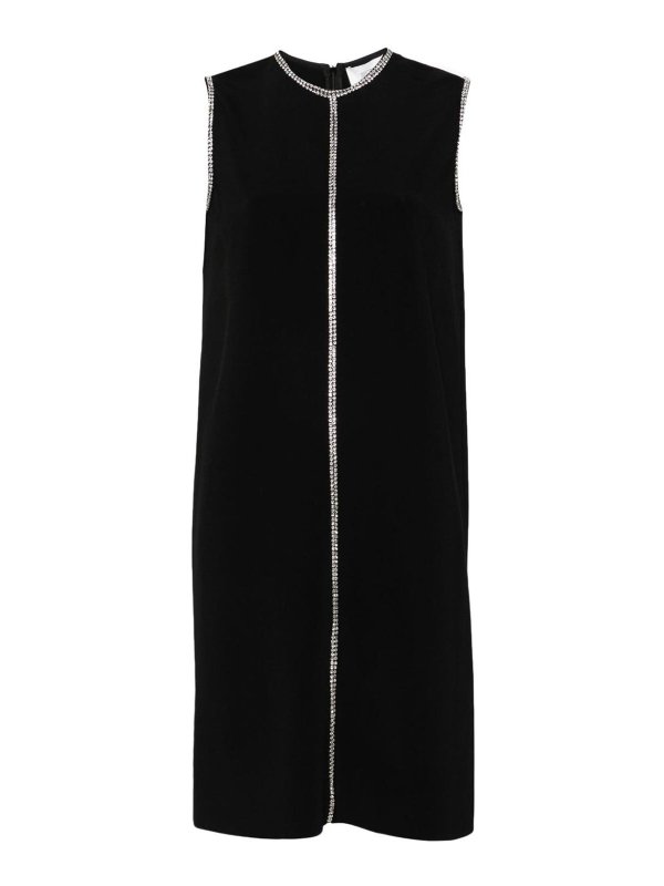 SPORTMAX: ニーレングスドレス - 膝丈ドレス - 黒