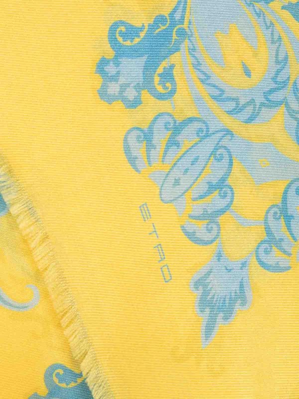 ETRO: scarves online - Printed logo scarf