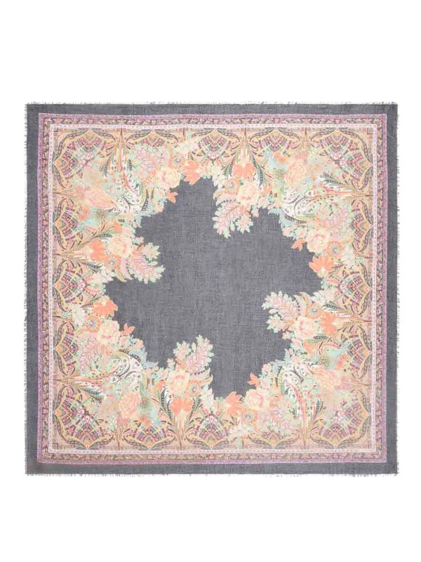 ETRO: スカーフ - スカーフ - 黒