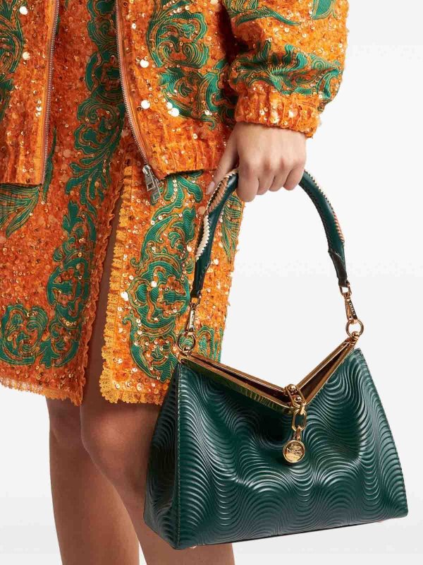 ETRO buy online Medium Vela Bag With Wavy Pattern