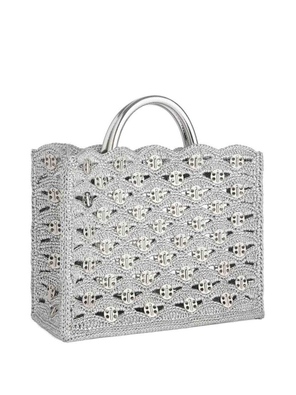 The Best Shops RABANNE: Bolsas bandoleras - Bolsa Bandolera - Plata