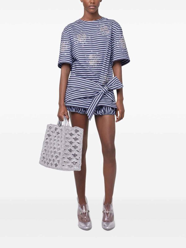 Bolsa Bandolera - Plata shop online: RABANNE