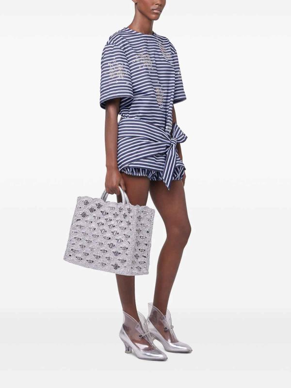 The Best Shops RABANNE: Bolsa Bandolera - Plata