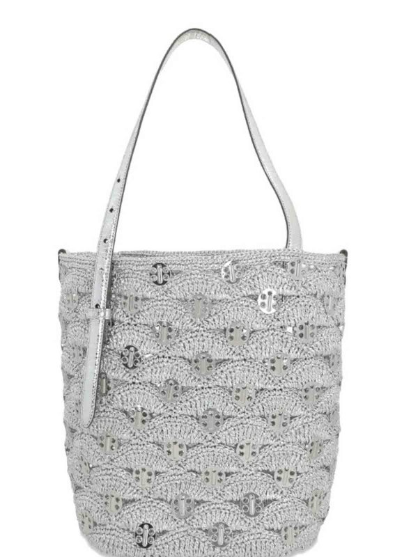 RABANNE: cross body bags online - Crochet Tote Bag