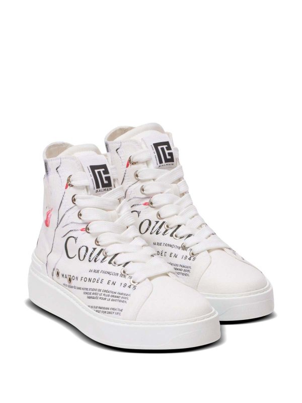 The Best Shops Balmain: B-Court High Top Sneakers