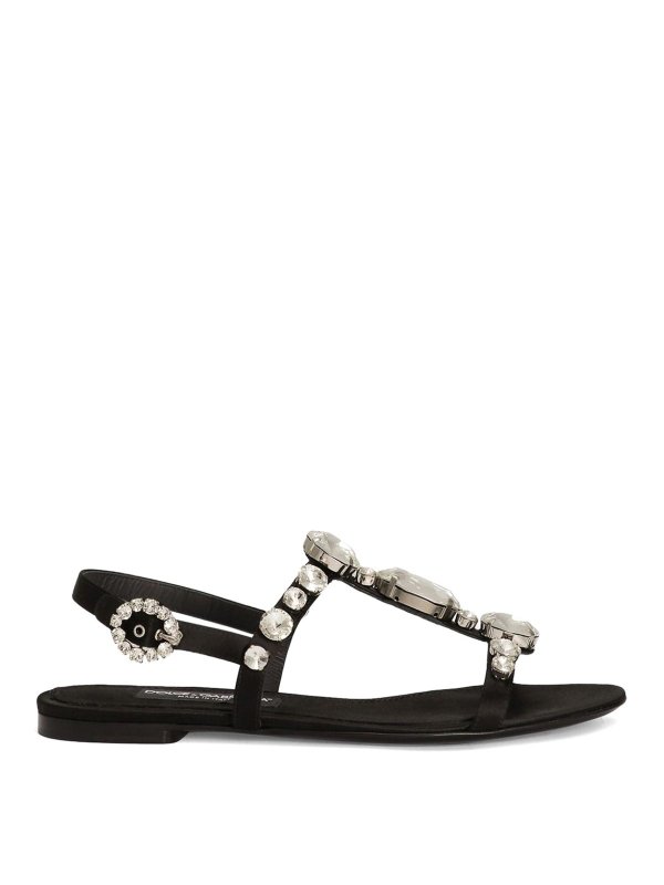 DOLCE & GABBANA: Sandales - Sandales - Noir