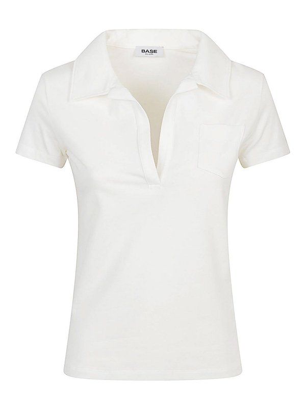 BASE: ポロシャツ - ポロシャツ - 白